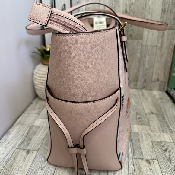 NWT MK Very Large Tote w/ COA Gilly Miami Blush Pink - Picture 3 of 13